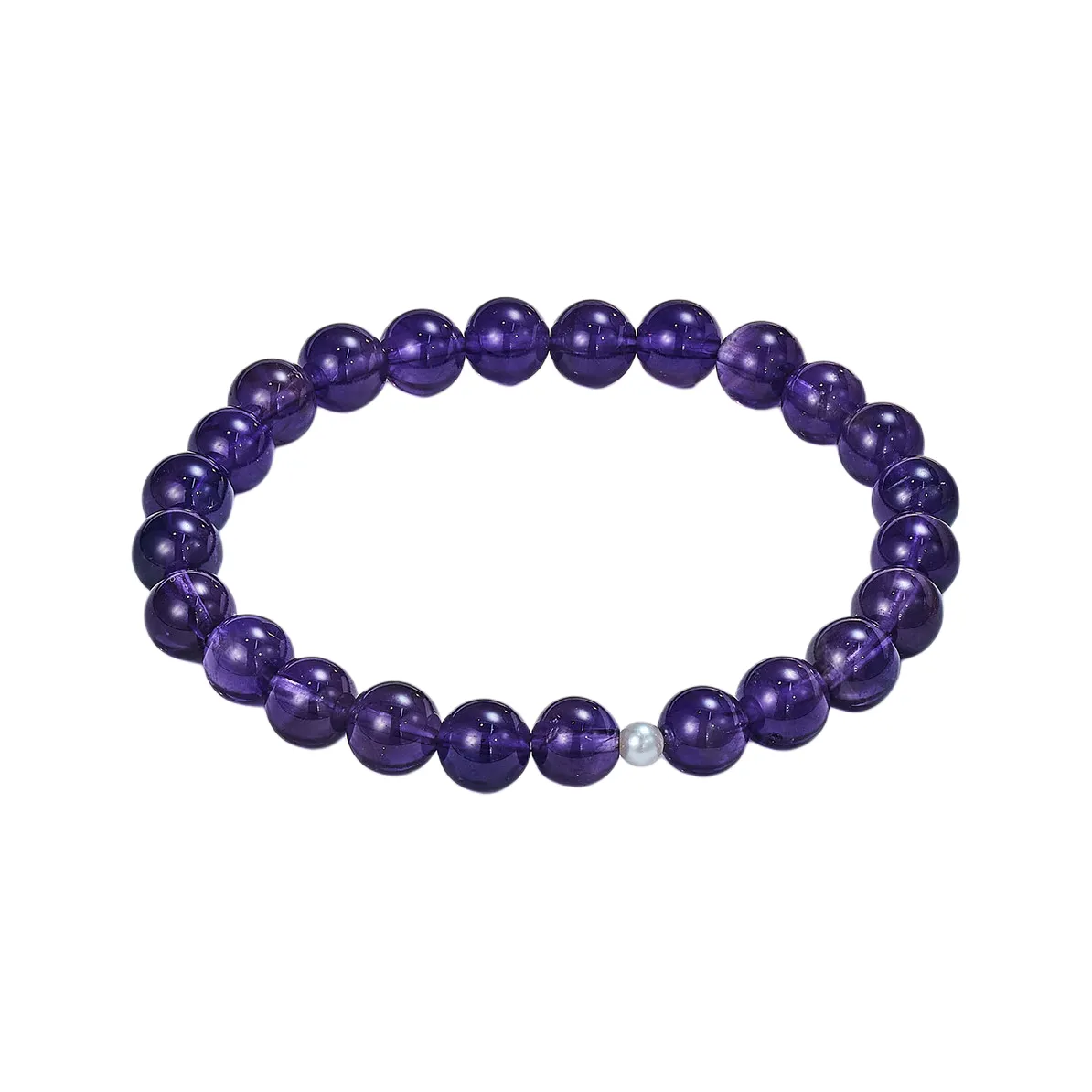 ME LUXE Браслет с бусинами из пресноводного жемчуга и кристаллом женский