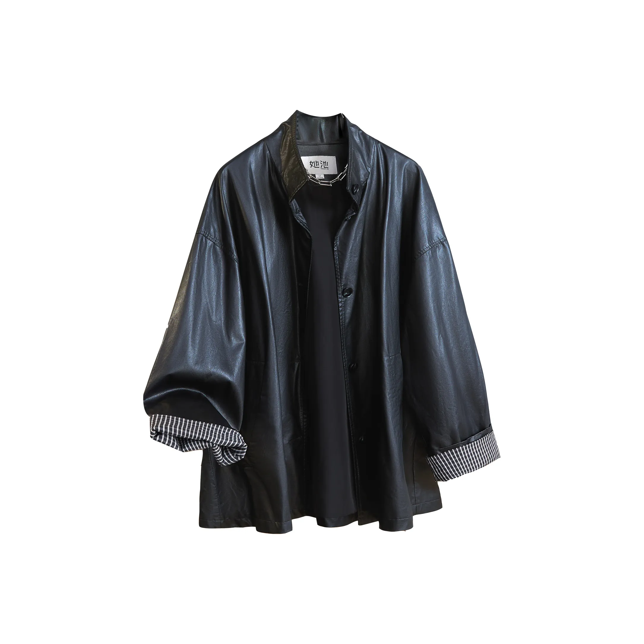 TOUCH Черный Женские Кожаные куртки