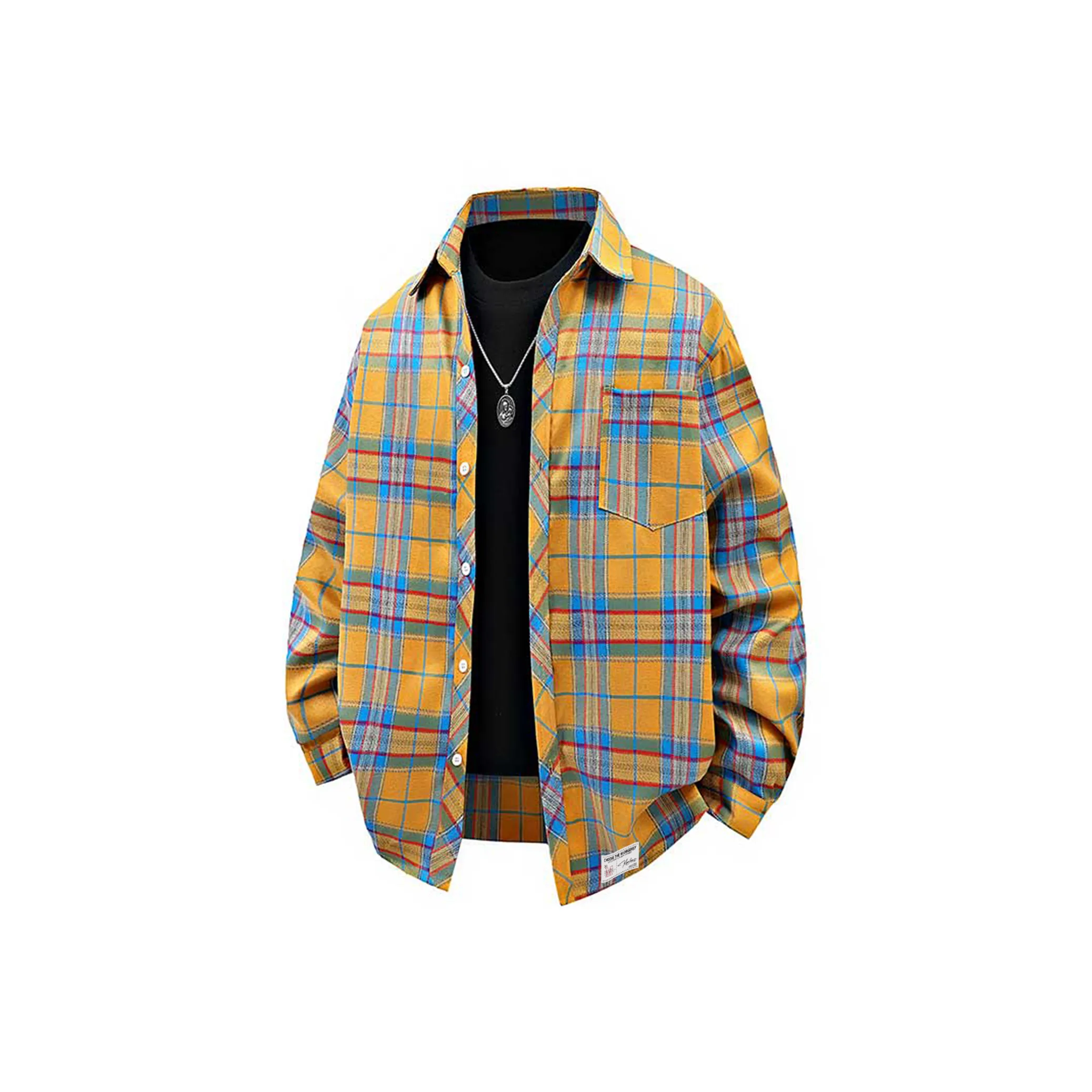 MIORGERSY Желтая Унисекс Рубашка