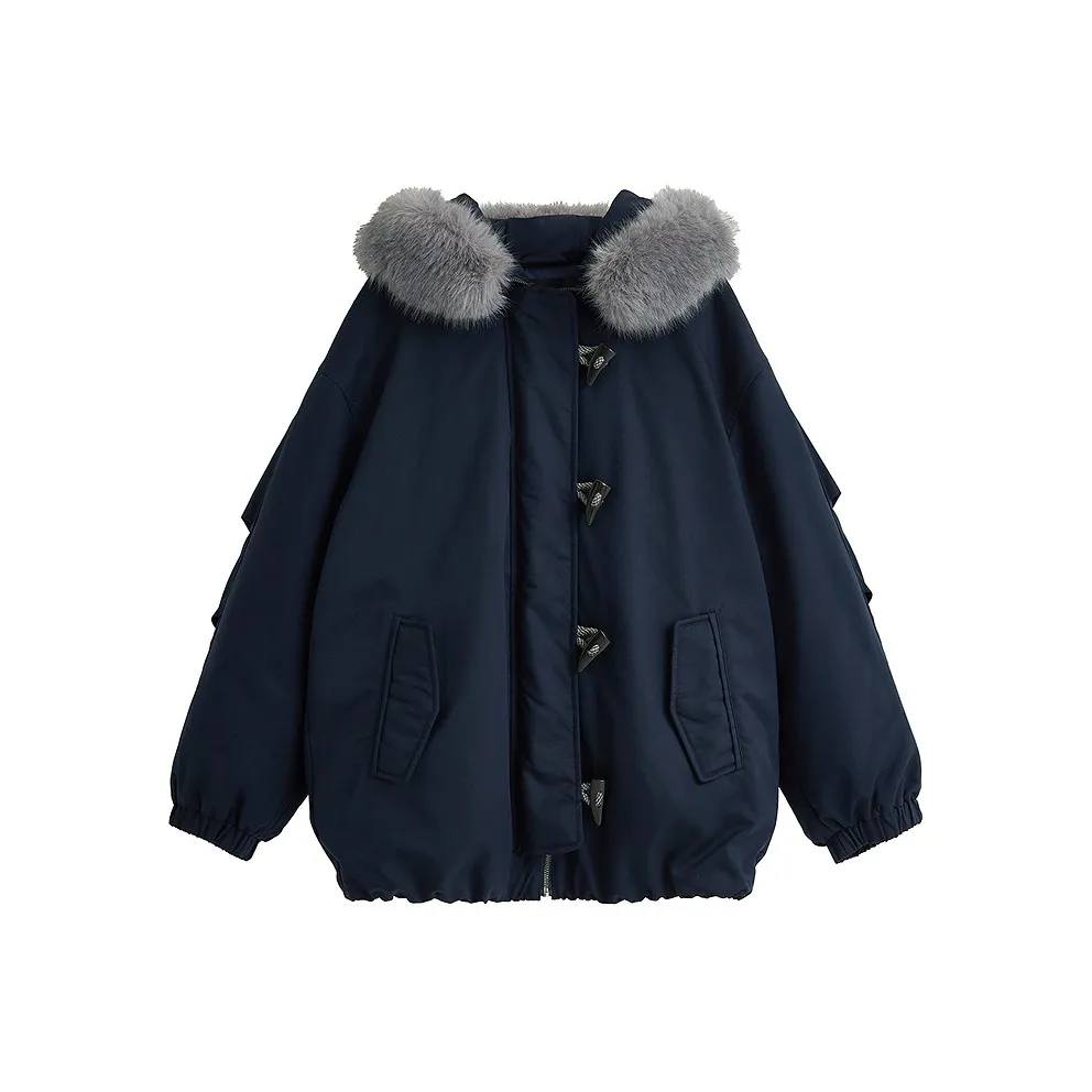 Inman Небольшой Длинный TREASURE Совместный Бренд Уменьшение Зимний ОСЕНЬ Мода ATMOSPHERE Пуховик Женские