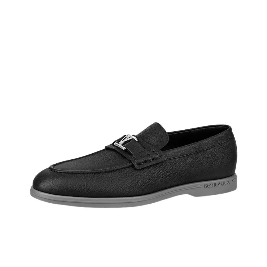 LOUIS VUITTON Estate Loafers Men Black