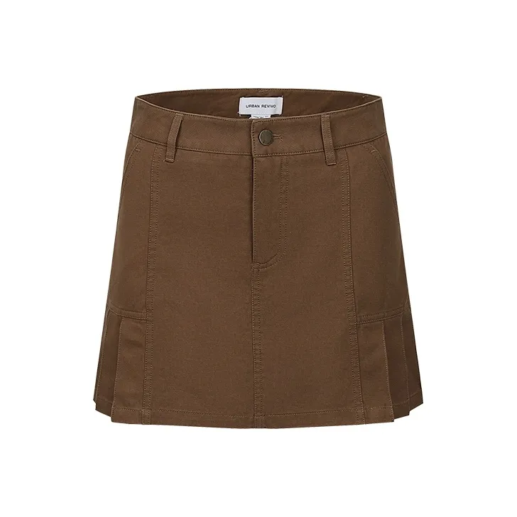 URBAN REVIVO Повседневные Мини Юбки _ Женская одежда Женская