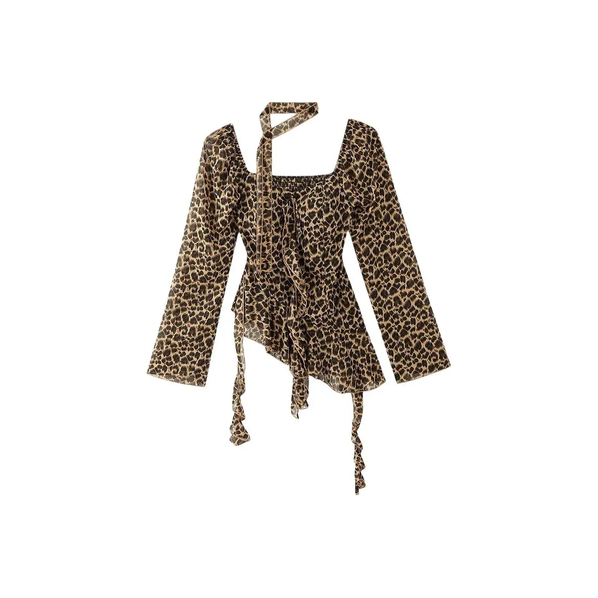 CHARM GLOW Леопардовый принт Женские T-рубашки