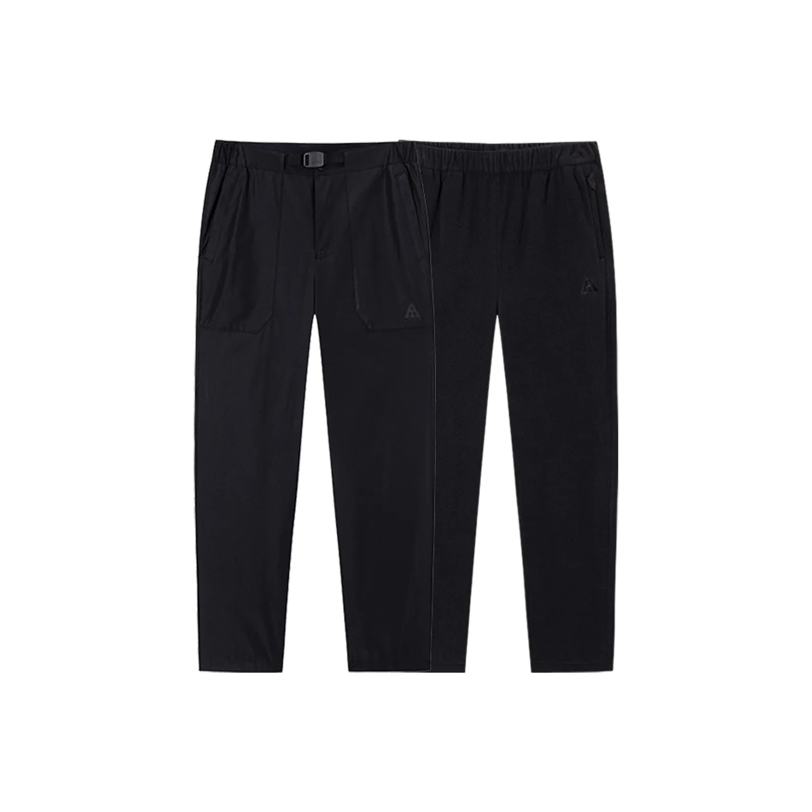 ANTA Ветрозащитные штаны Мужские Основной черный