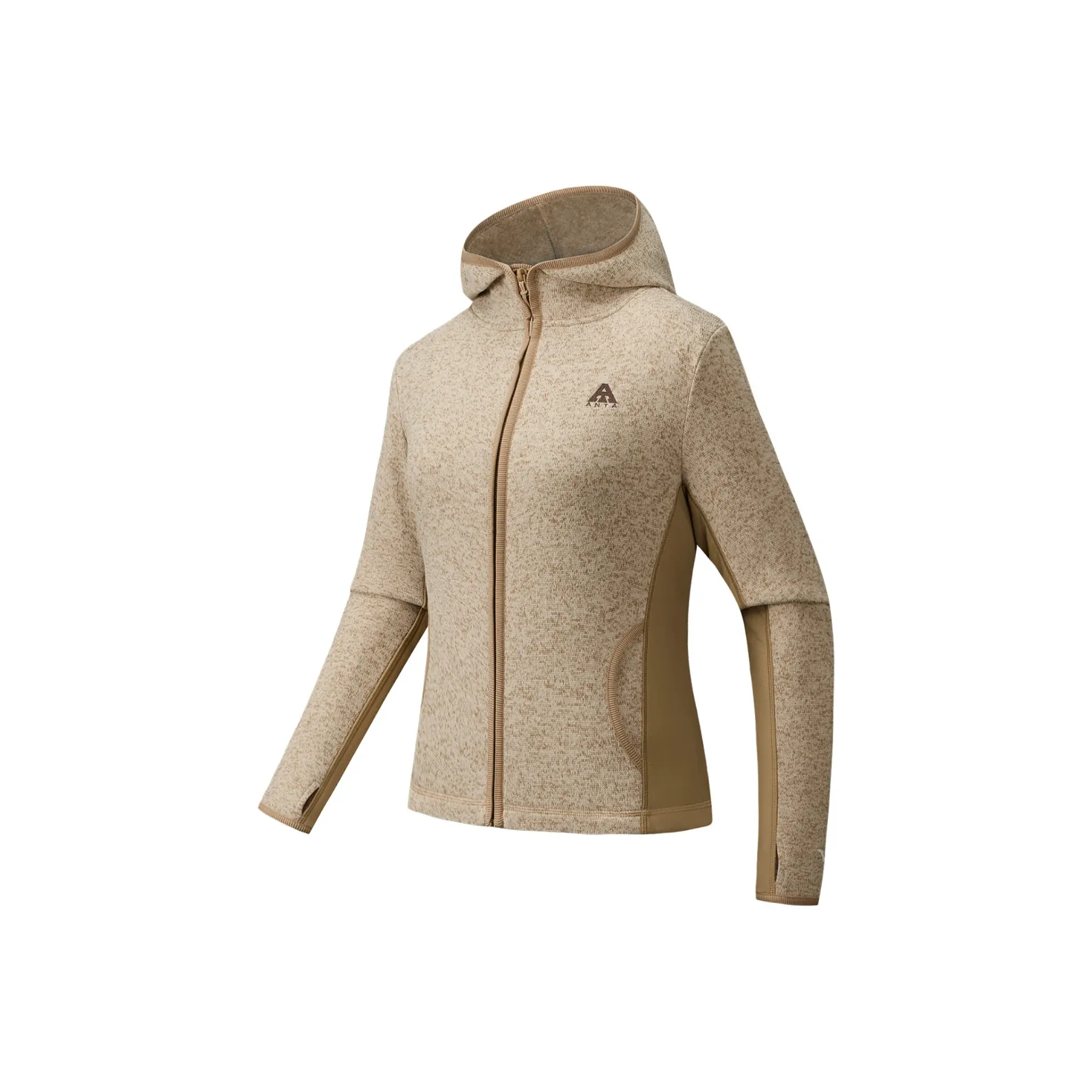 ANTA Outdoor Collection Подкладка Пальто Толстый Флисовый Костюм Женский Холодный Серый Фотиния Серый