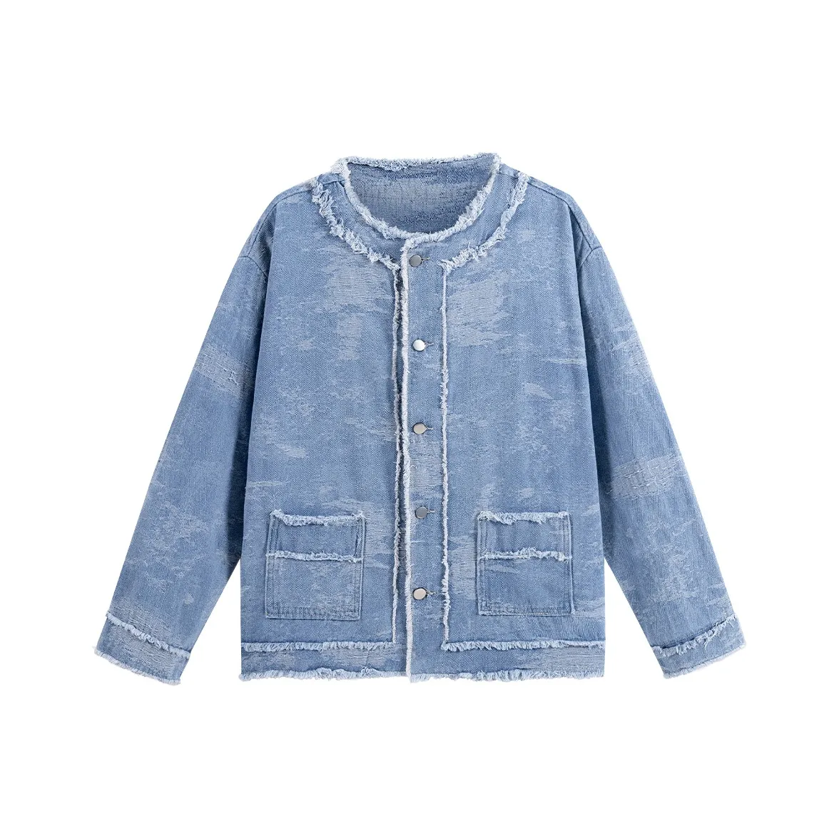 ZIAREL Синий Унисекс Джинсовые куртки