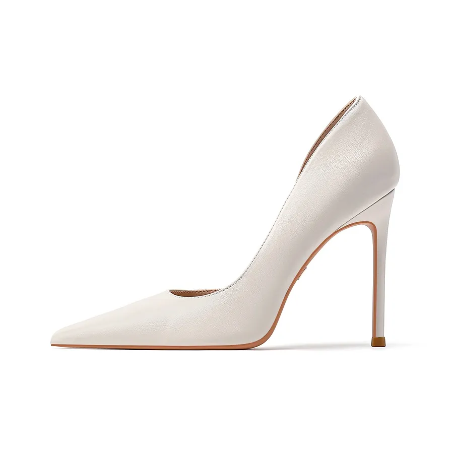 JEANSWEST Узкий каблук Высокие каблуки 10 см Женские Белые