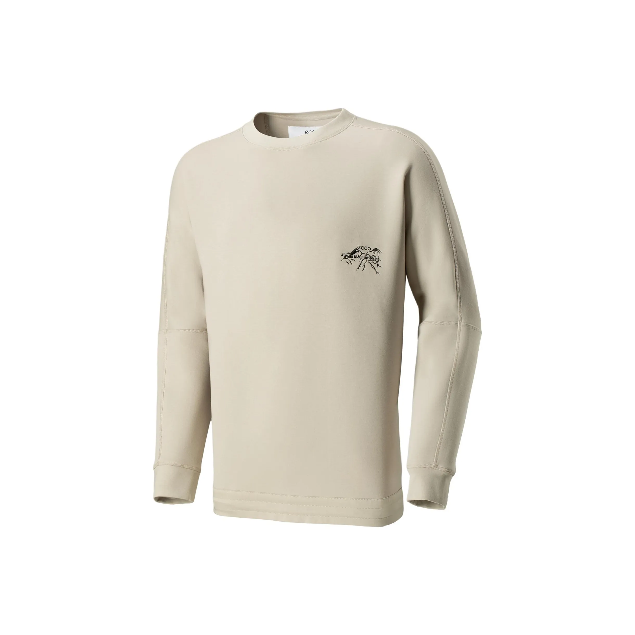Ecco x White Mountaineering Свитшот Мужской Песочный Гравийный Серый