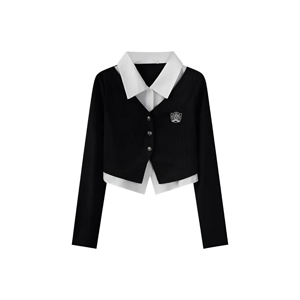 DANCANG Cropped Polo Shirt Women's