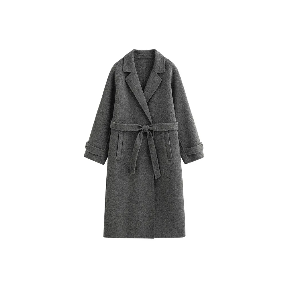 Inman Толстый Текстура Термический Элегантный TREASURE Совместный Бренд Уменьшение Доступный Шерстяной Мода ATMOSPHERE Куртка Женская