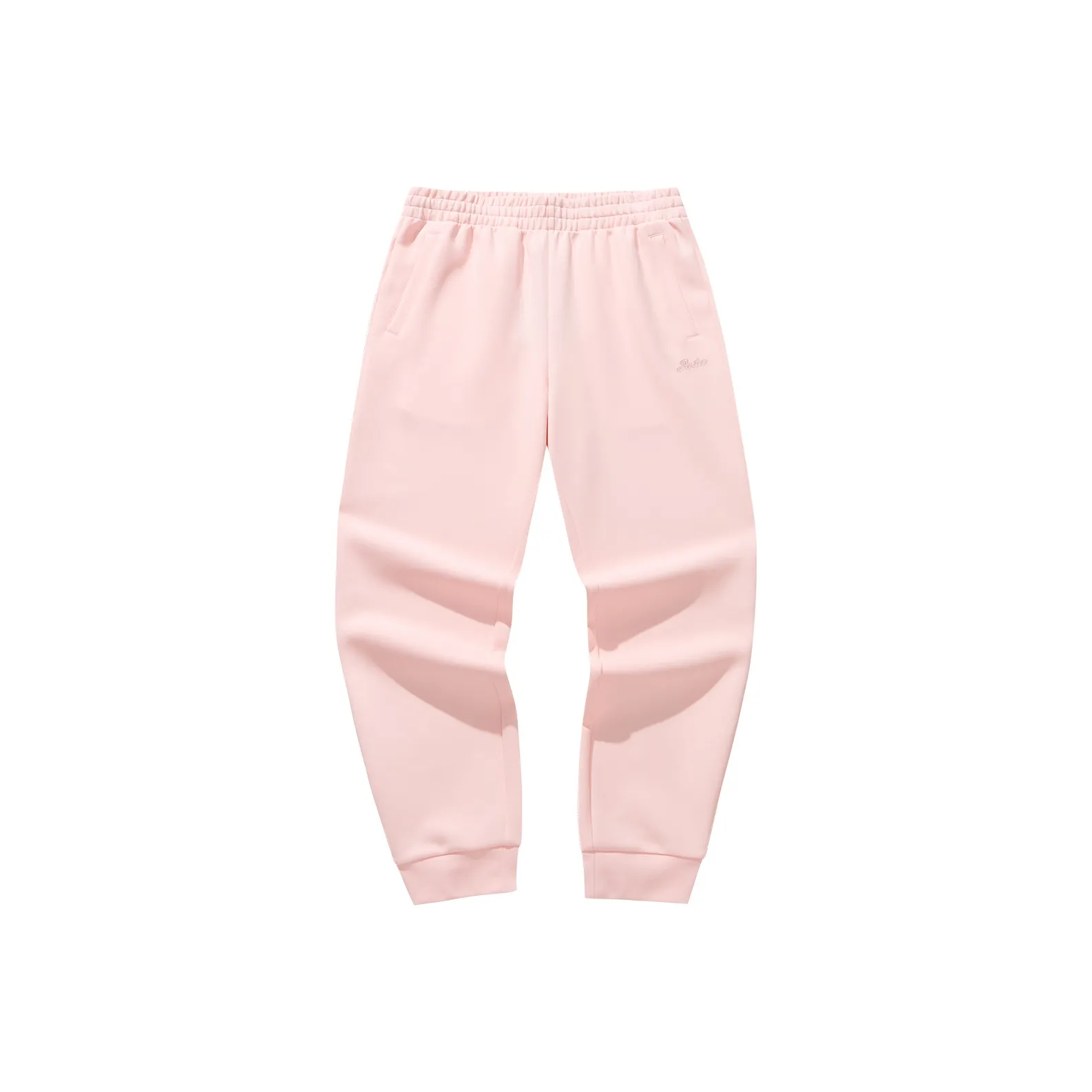 ANTA Вязаные тренировочные брюки женские абрикосово-розовые