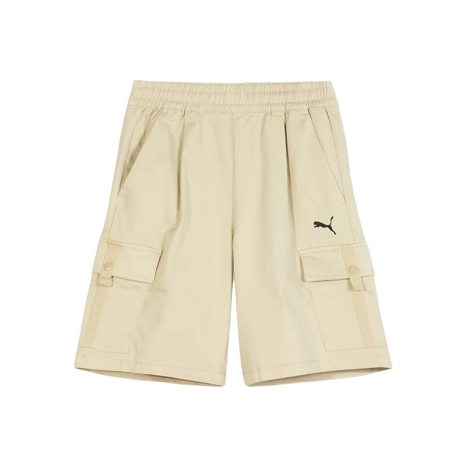 PUMA Ткани вязаные Хаки Мужские Карго Шорты