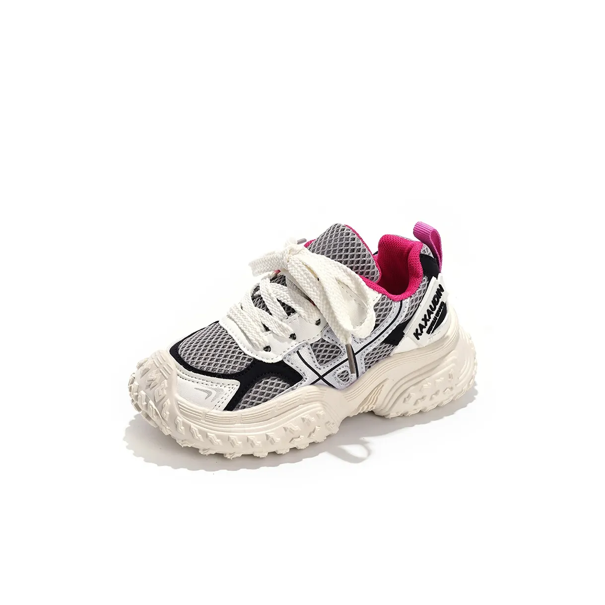 Wooden Rabbit Детская Дышащая Обувь Средний Возраст Школьная Обувь с Толстой Подошвой Мягкая Подошва Студенты Повседневная Обувь Мальчики