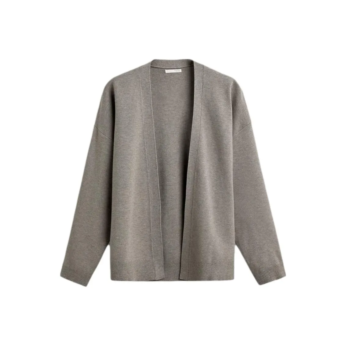 ZARA Зебра с принтом серый мужской трикотаж