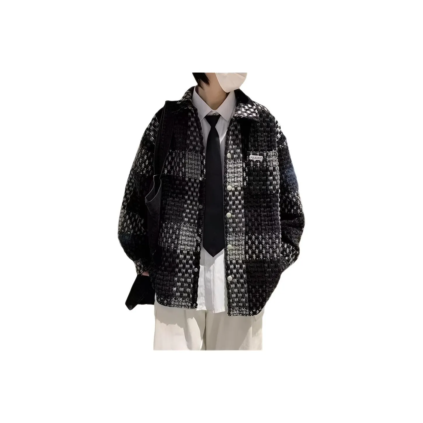 TONYBEAR Китайская модная тенденция Роскошная уличная одежда Западный уличный стиль Ins Куртка Мужская