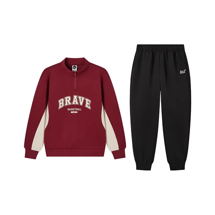 361°KIDS Повседневная Спортивная Одежда 2 Предмета Комплект Красный Детский