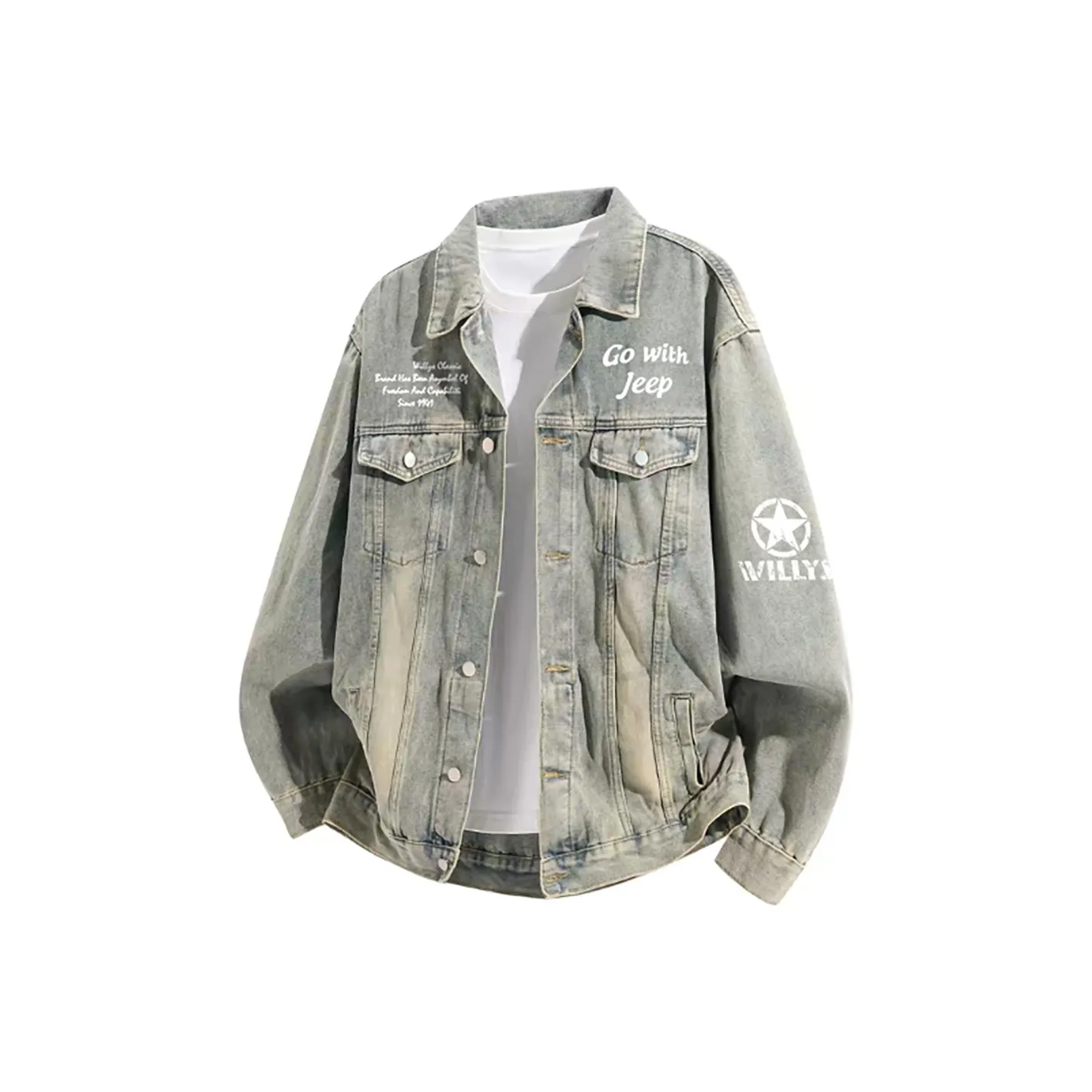 Коллекция Jeep Luxury Wrangler Denim Куртка Унисекс