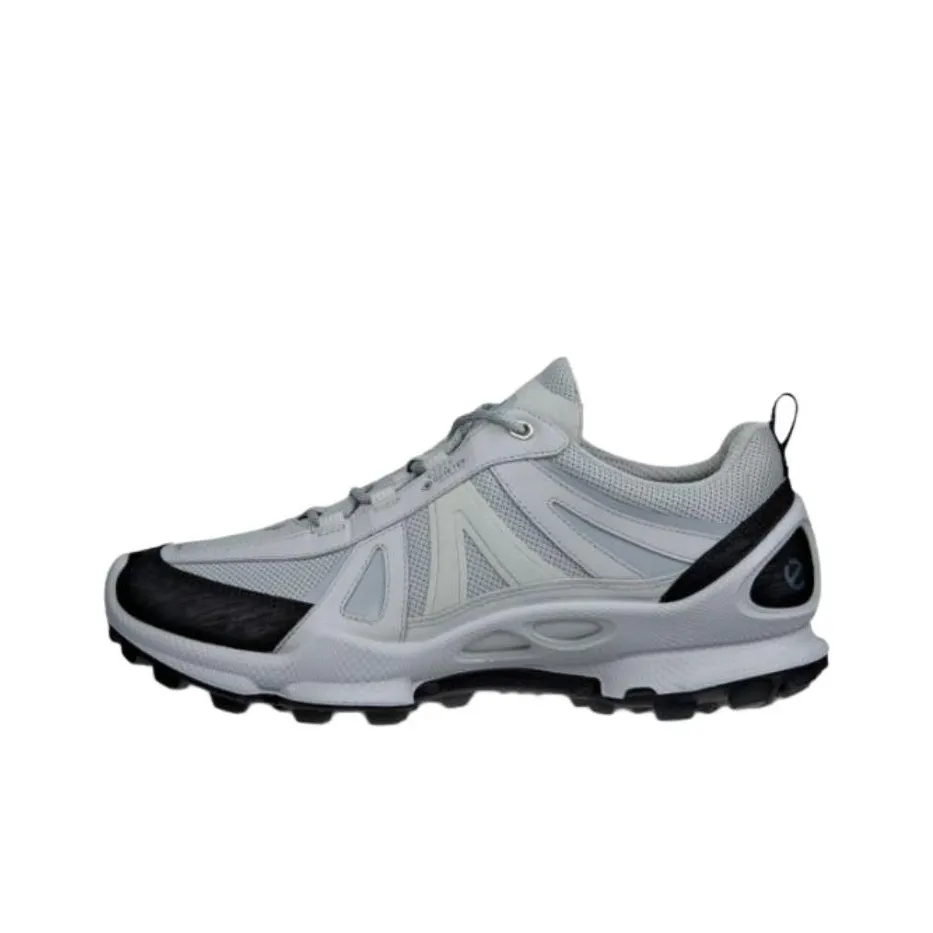 Ecco Biom C Trail Устойчивый к истиранию Низкий Топ Походная обувь Мужская Серый