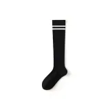 [종아리 양말 32cm] 블랙, 1쌍
