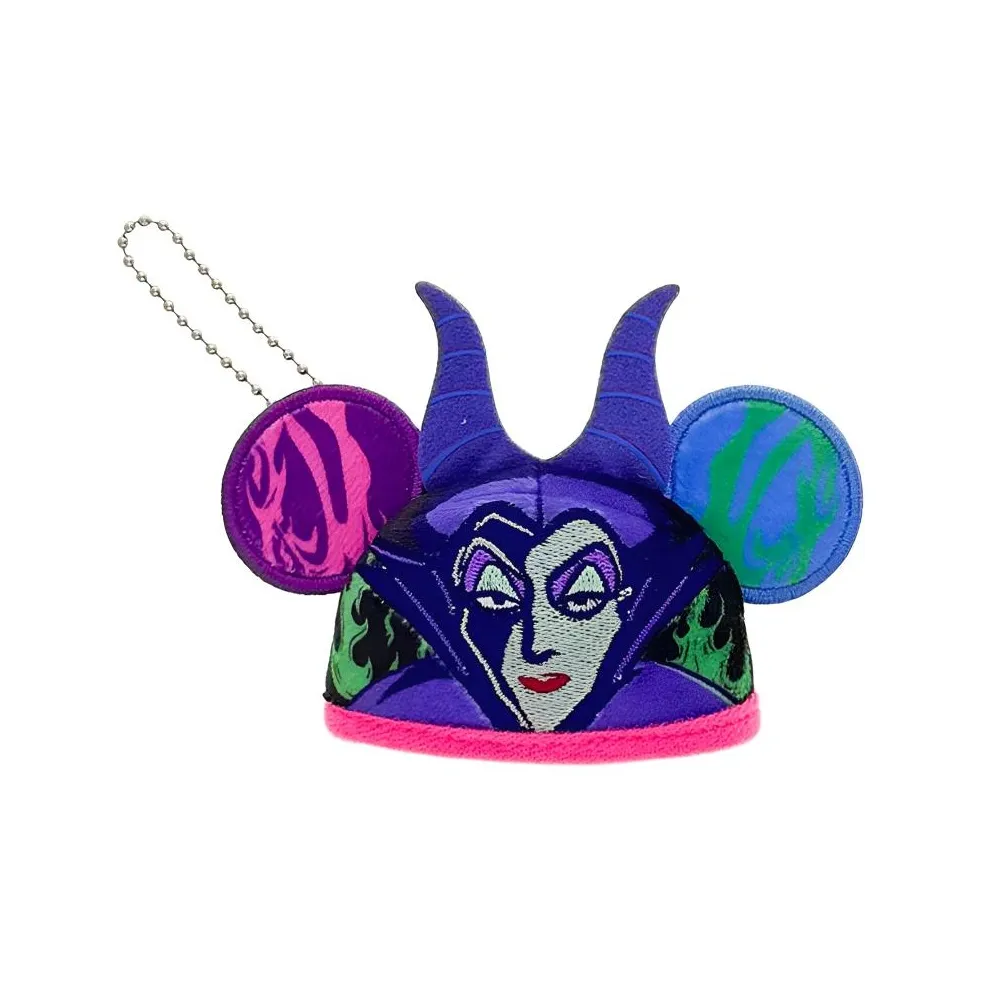 disney x DISNEYLAND 2025 Halloween Вечеринка Черный Королева Мини Шапки с ушками Кепки Плюшевый Подвеска Трубы Высокий Гонконгский Дисней