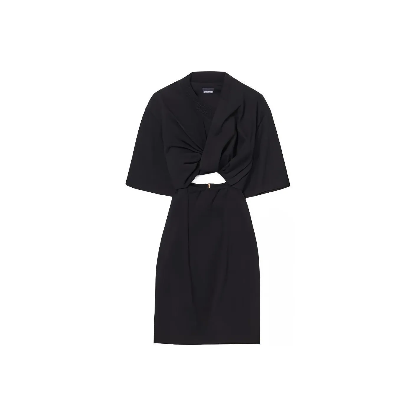 Jacquemus Короткий рукав Платье Женское Черное