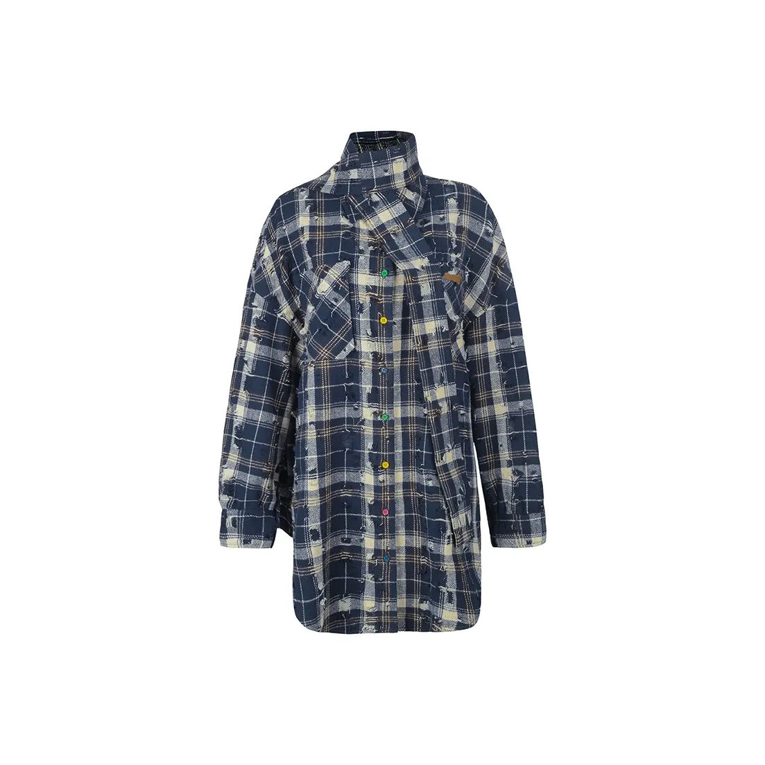 Valeria Obbaco Синий Унисекс Рубашки