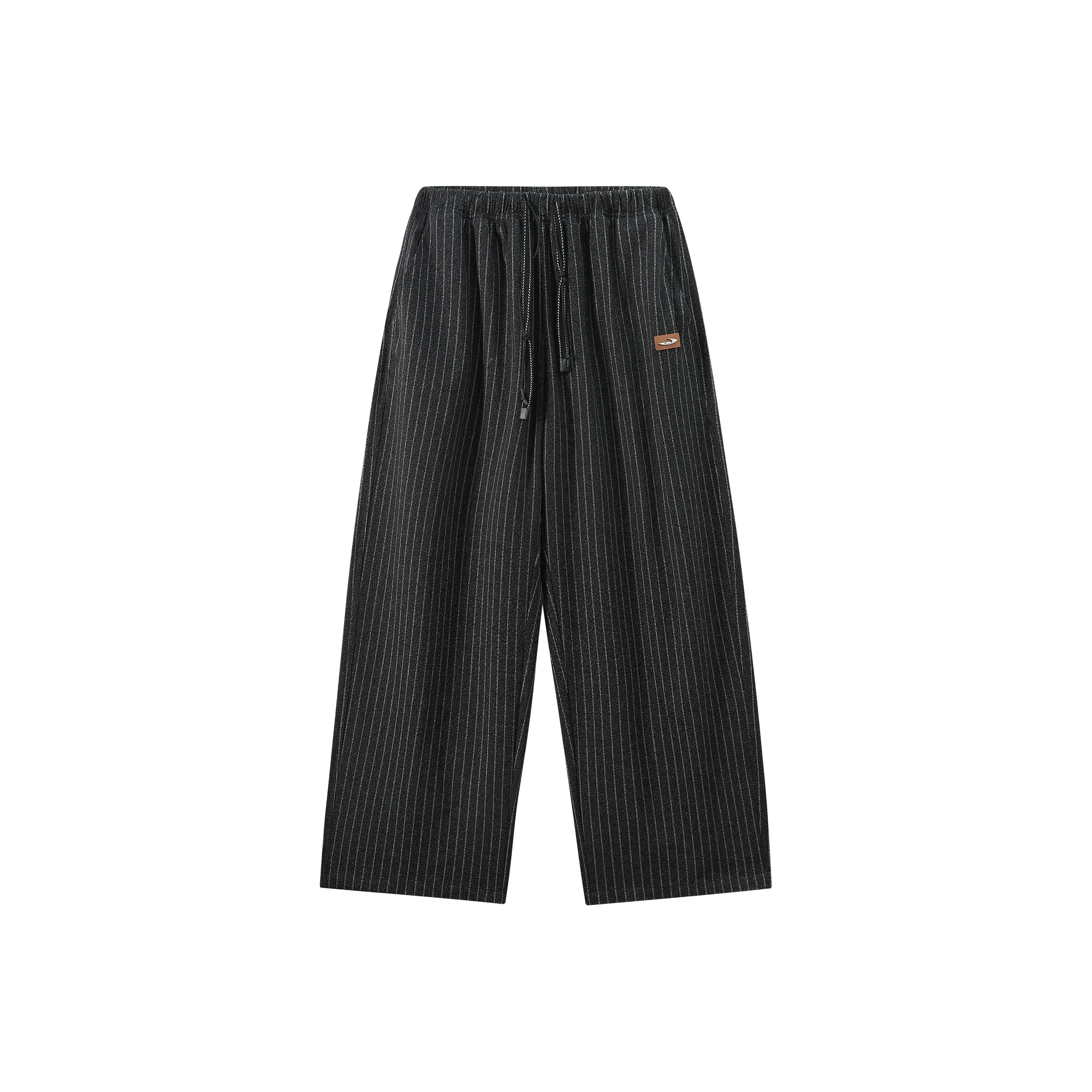 NewJnxs Черный Белый Полосы Унисекс Повседневные Штаны