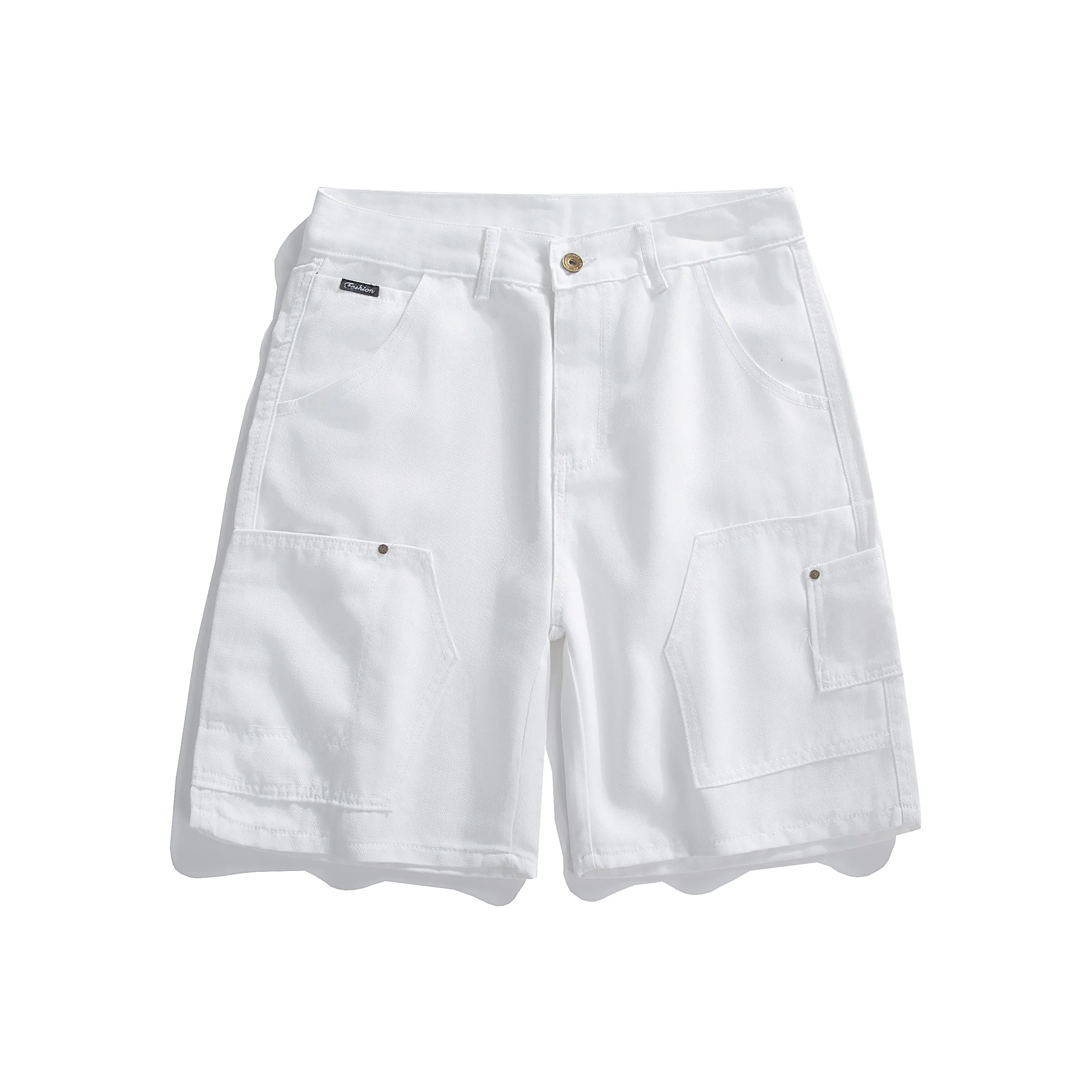 GEOGRE ALEX Белые Мужские Джинсовые Шорты