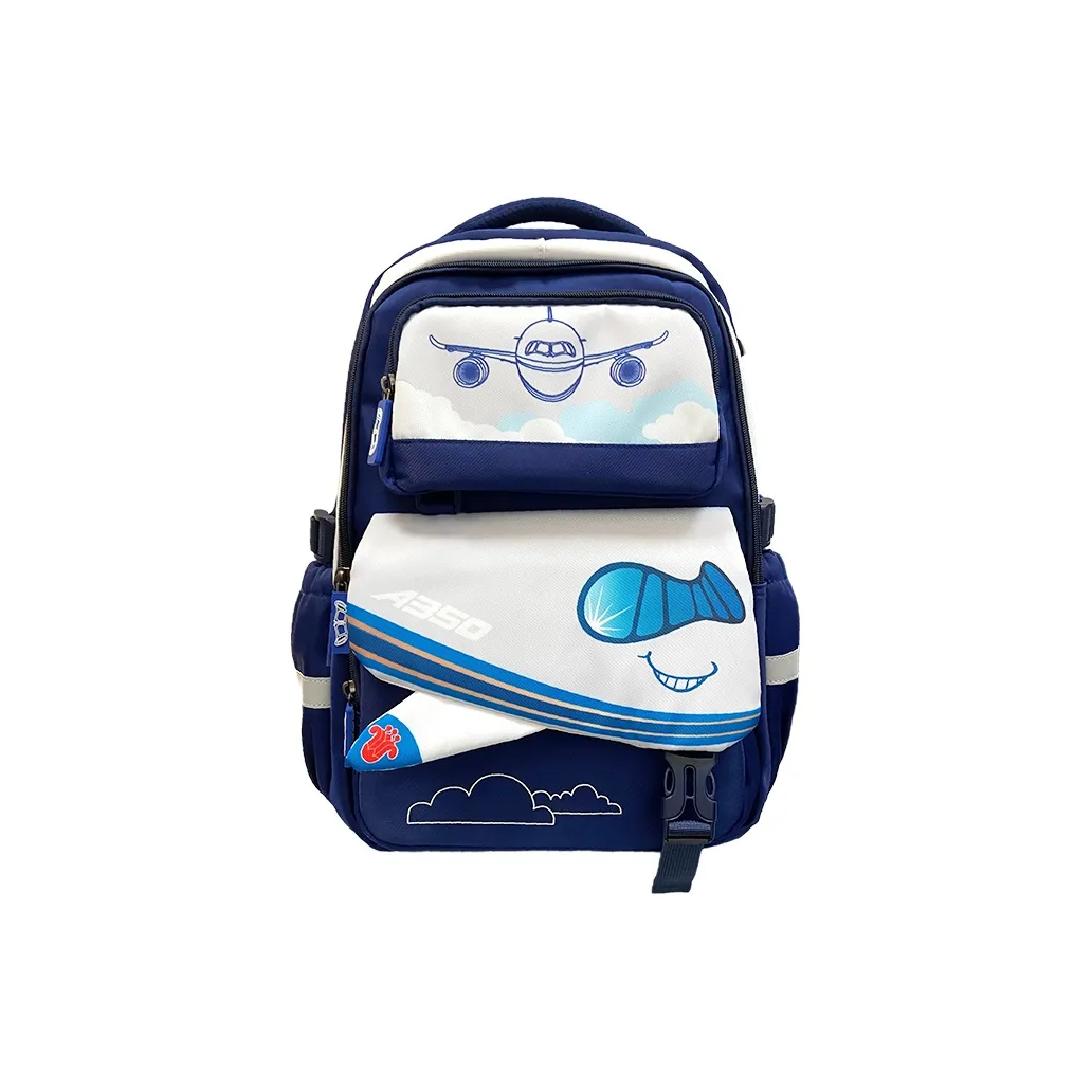 ZHONGGUONANFANGHANGKONG Нейлоновая Полиуретановая ткань большой рюкзак унисекс синий и белый