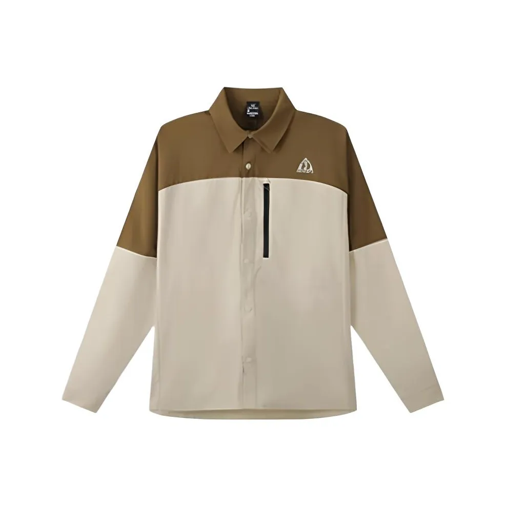 361° Медный Коричневый Галька Мужская Рубашка