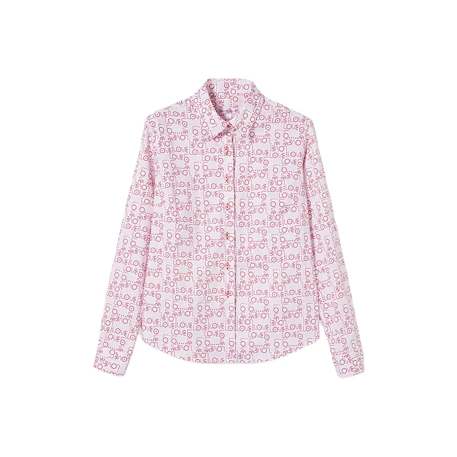 COTON DOUX Высококачественный бренд с цветочным дизайном рубашка женская