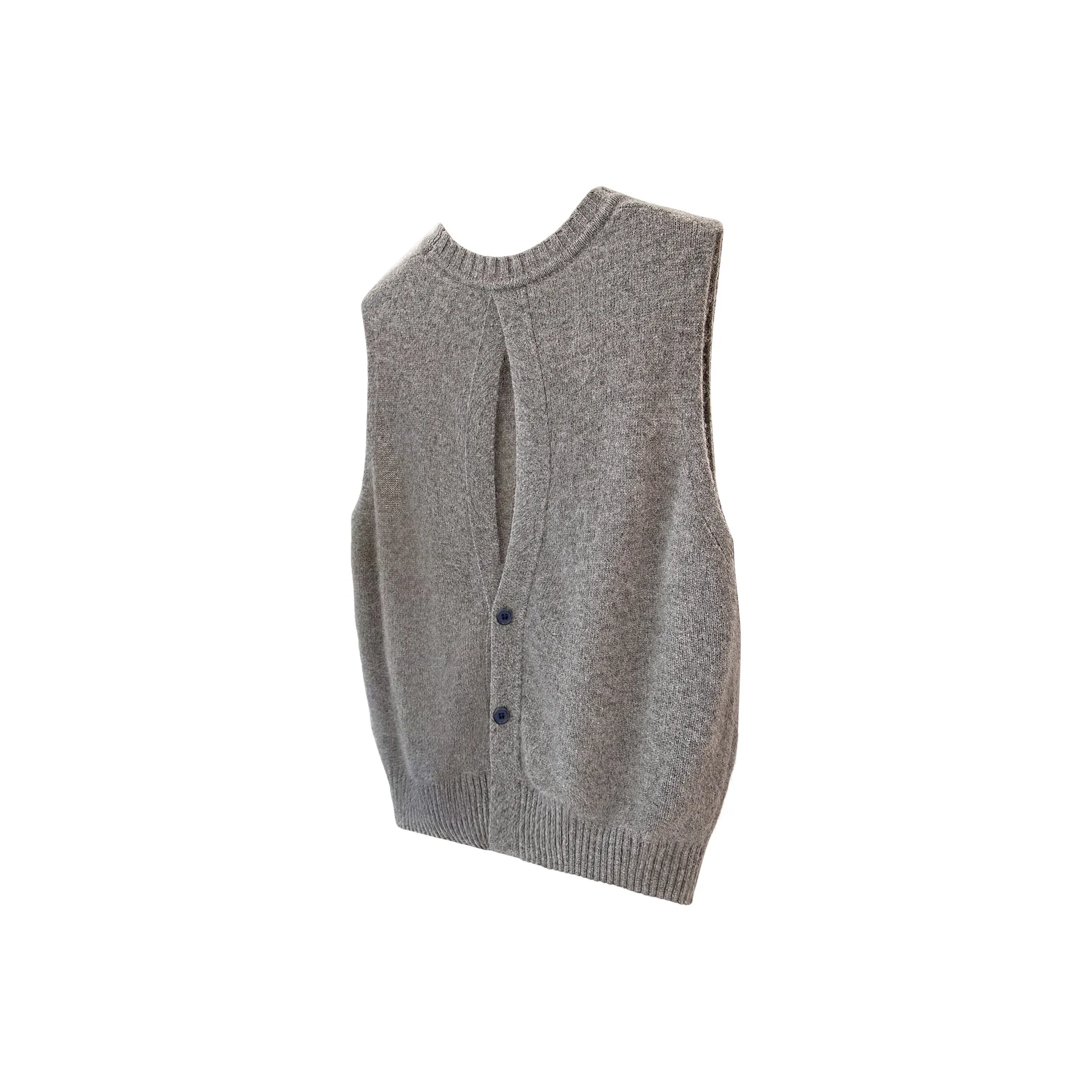 SIBAISHE Темно-серый Женский жилет