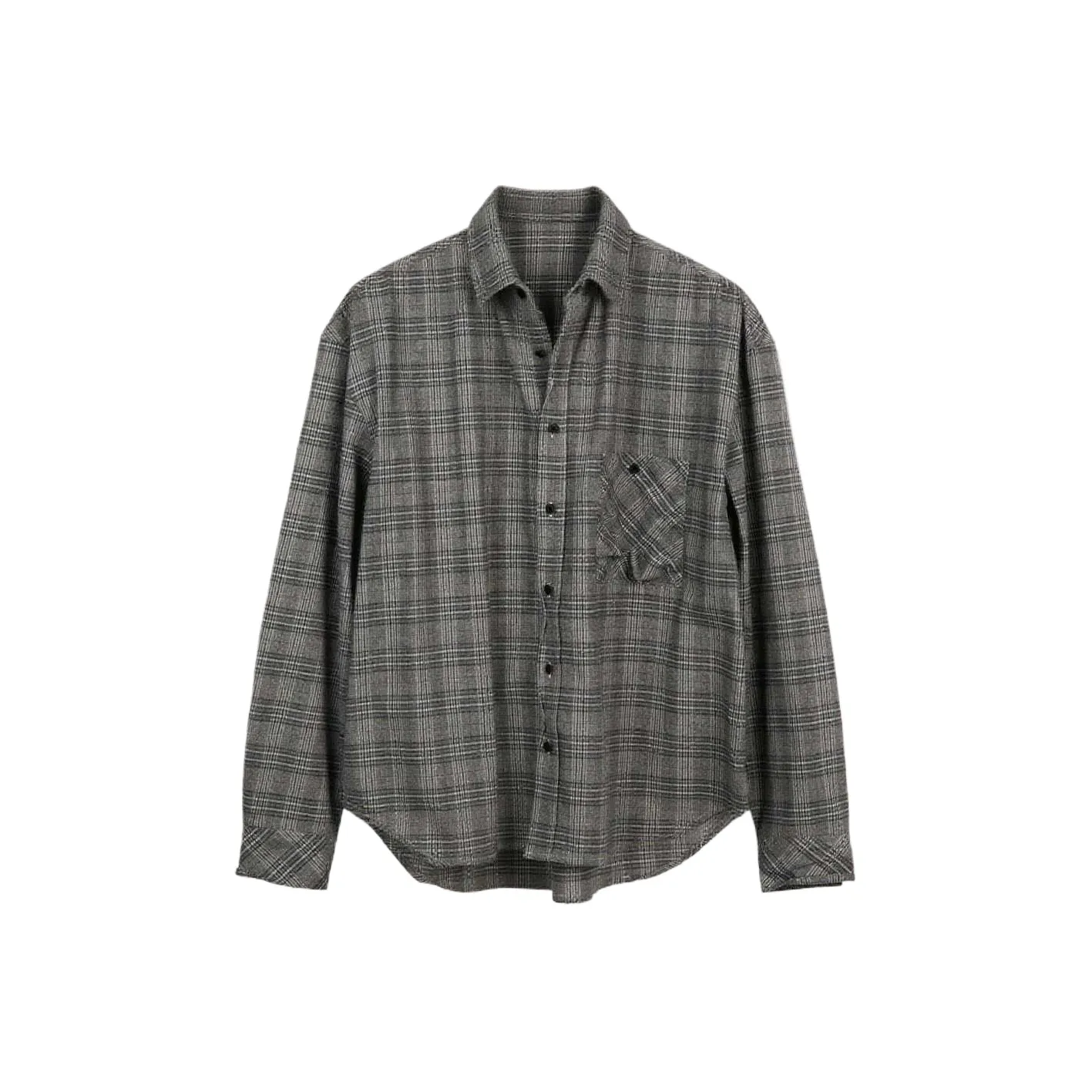 C2H4 Серый Мужские Рубашки