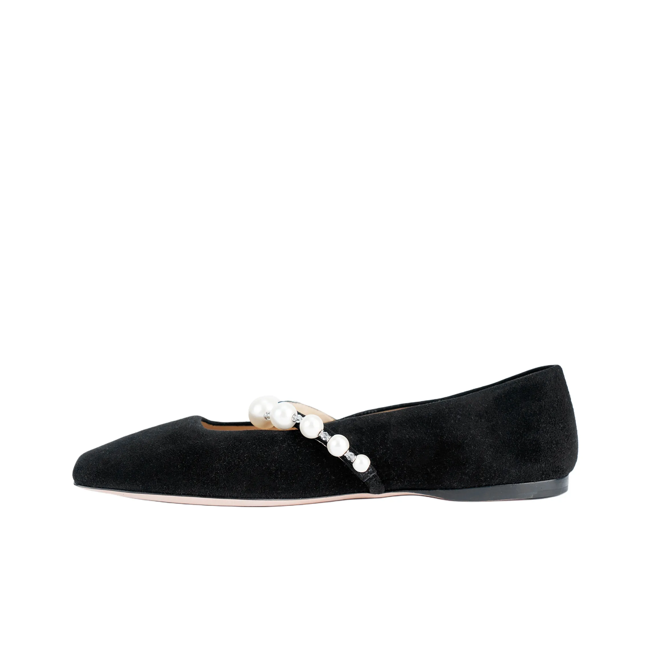 Jimmy Choo Ade Square-toe Ballerina Shoes