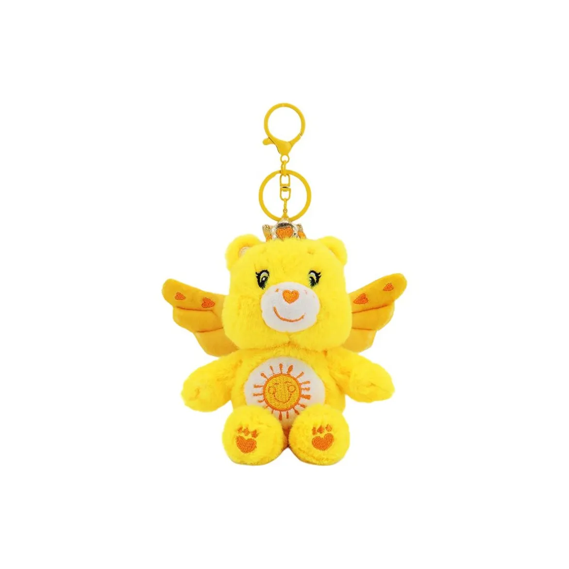 Сердце Маленький Медведь Крылья Ангела Брелок Плюшевая Подвеска 17 см Высота