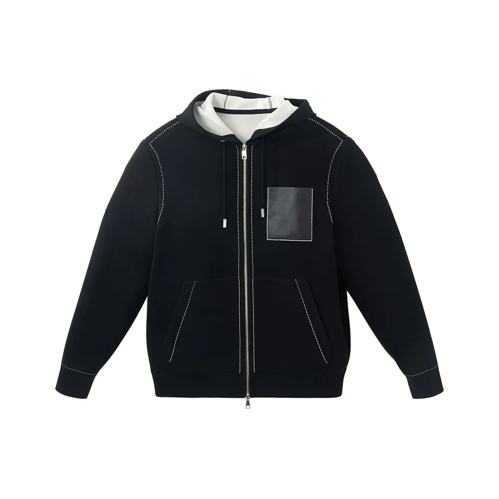 Mr.Bu Черный цвет рояля Мужские куртки