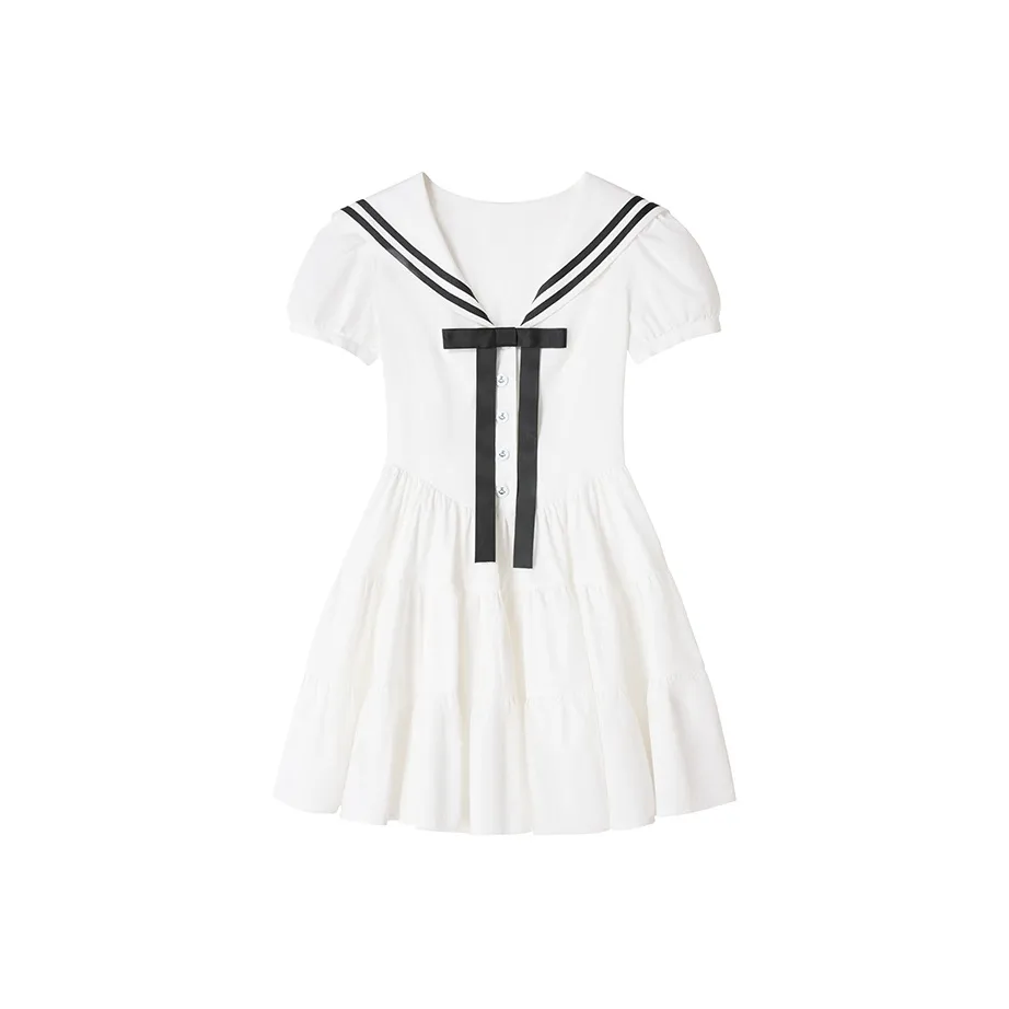 UENA Платье с складками и подолом женское