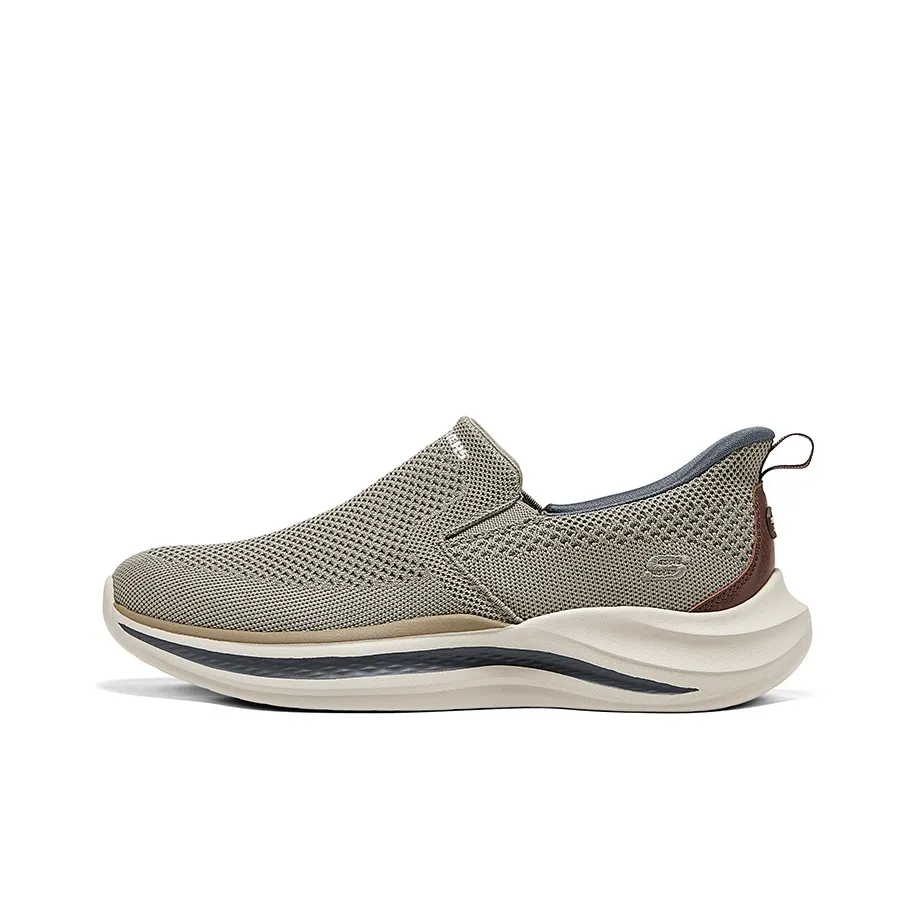 Skechers Slip ins Легкий Низкий Топ Casual Мужской Тауповый
