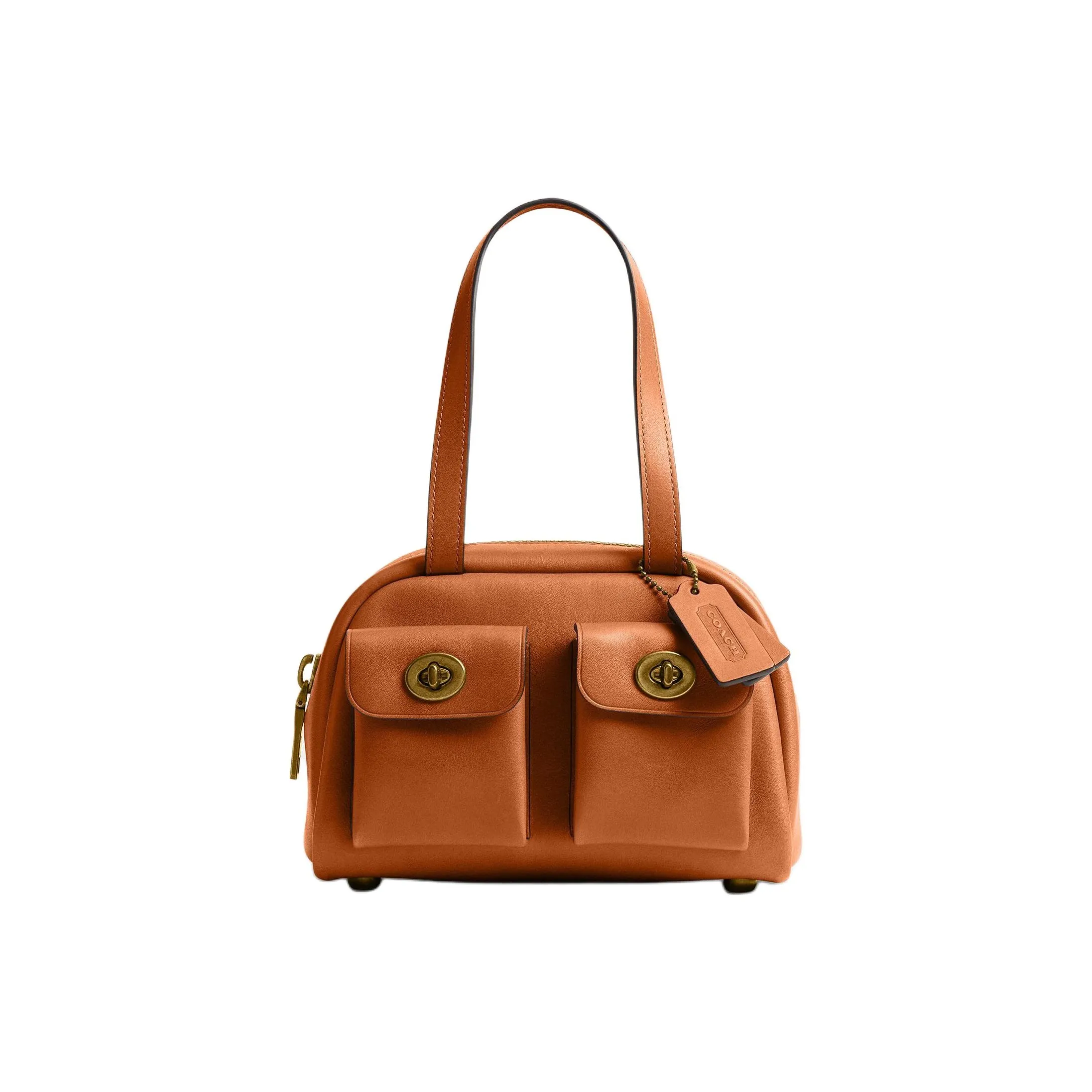 COACH Originals Коровья кожа Сумка на плечо Маленькая Женская Цвет ириски