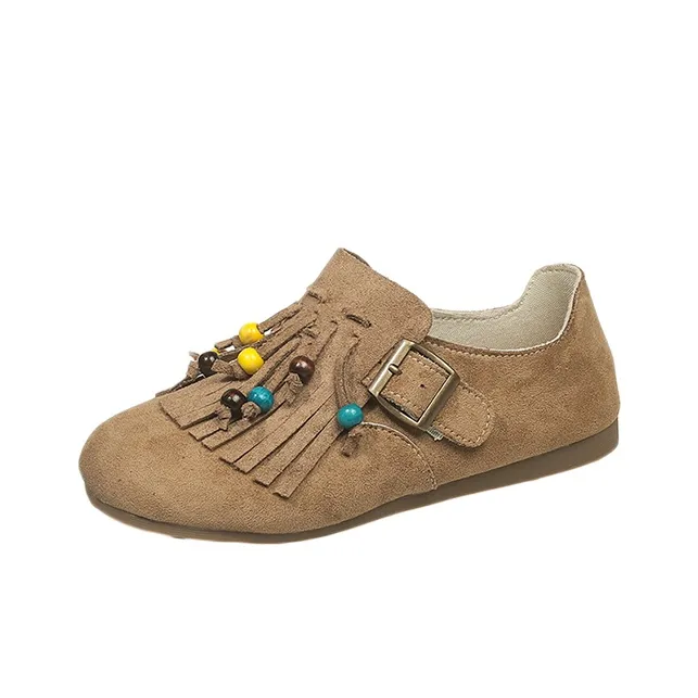 Puppytown Резиновый Платформа визуально увеличивает рост Бахрома Birkenstock Позиционирование стиля Обувь Женские