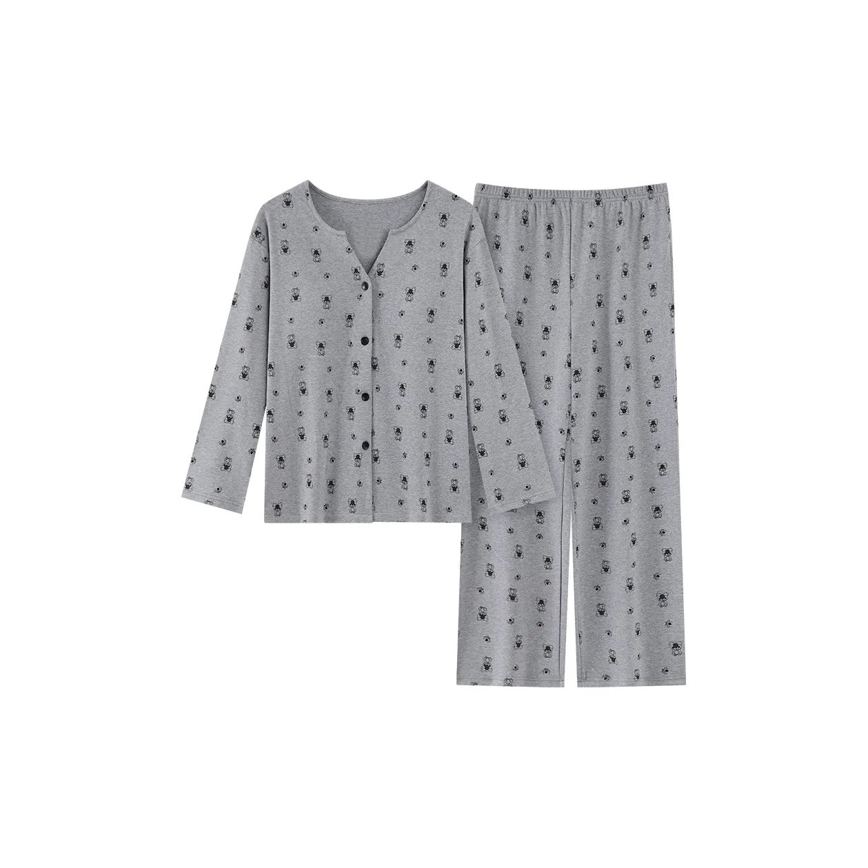 MADALLO Серый Женский Пижамный Комплект