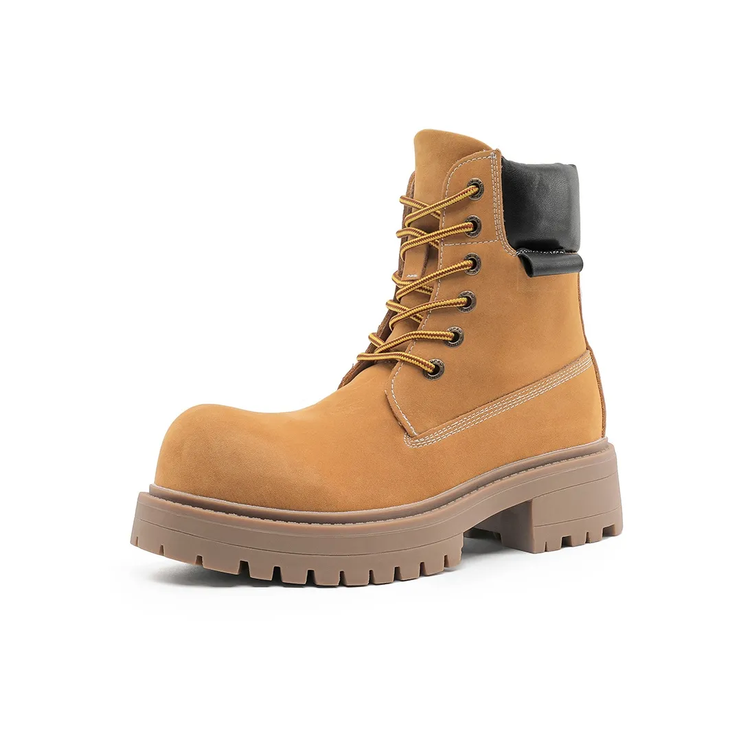 MADALLO Британский стиль Платформа Высота Увеличивающая Vintage Casual Модный Универсальный Дизайн Мартин Ботинок Мужской