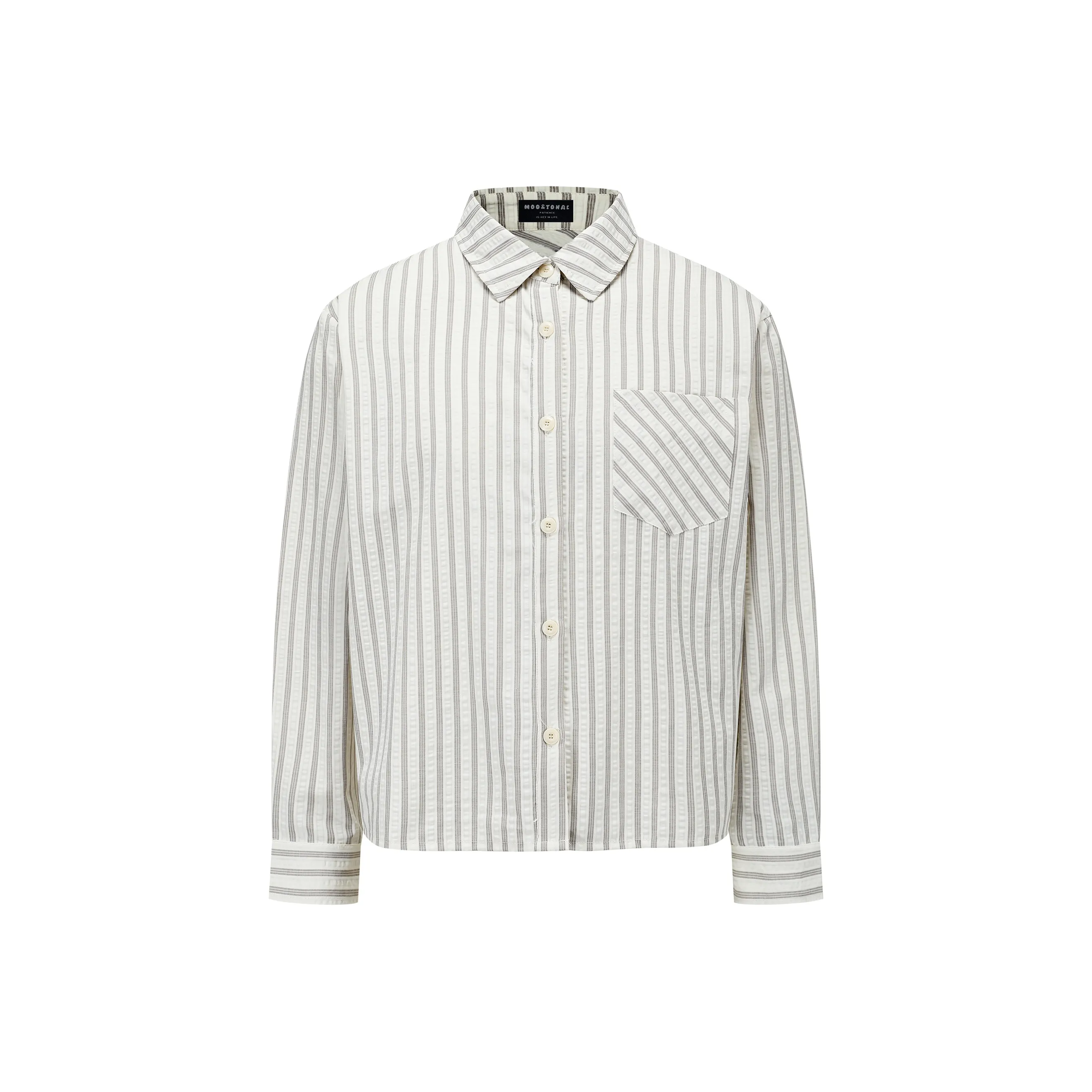 MOO TONAL Белый Унисекс Рубашки