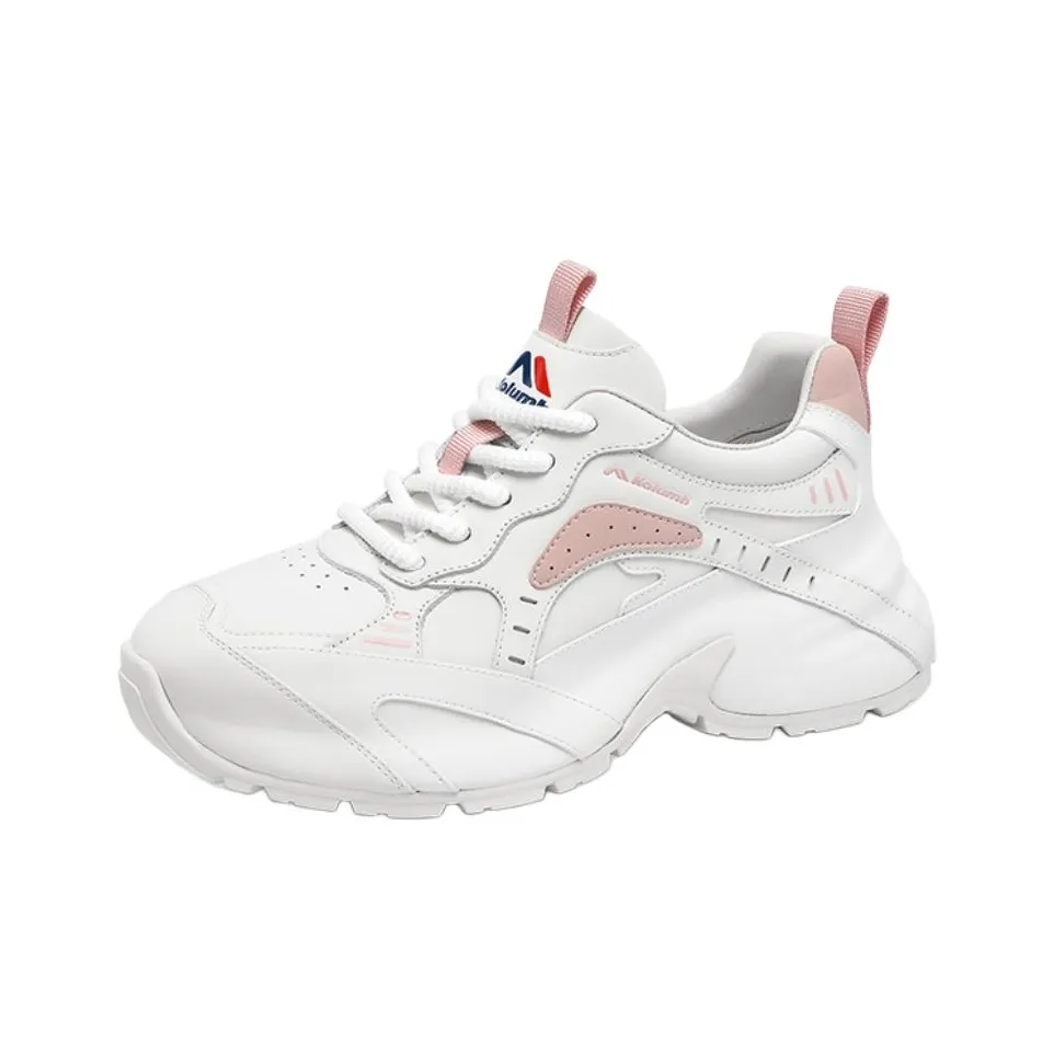 KOLUMB Легкий Anti Slip Низкий Топ Casual Женские Белый Розовый