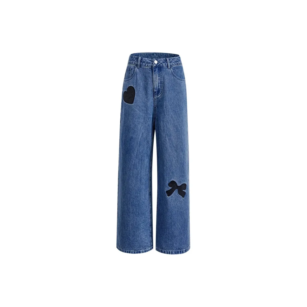 KUOSE Blue Women's Jeans KUOSE Синий Женские Джинсы