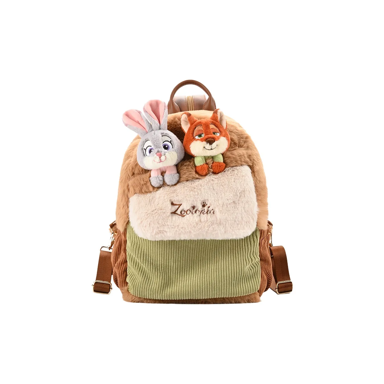 POTDEMIEL Disney Disney Zootopia Коллекция Judy Hopps Ткань Хлопковая конфета Рюкзак Унисекс Многоцветный