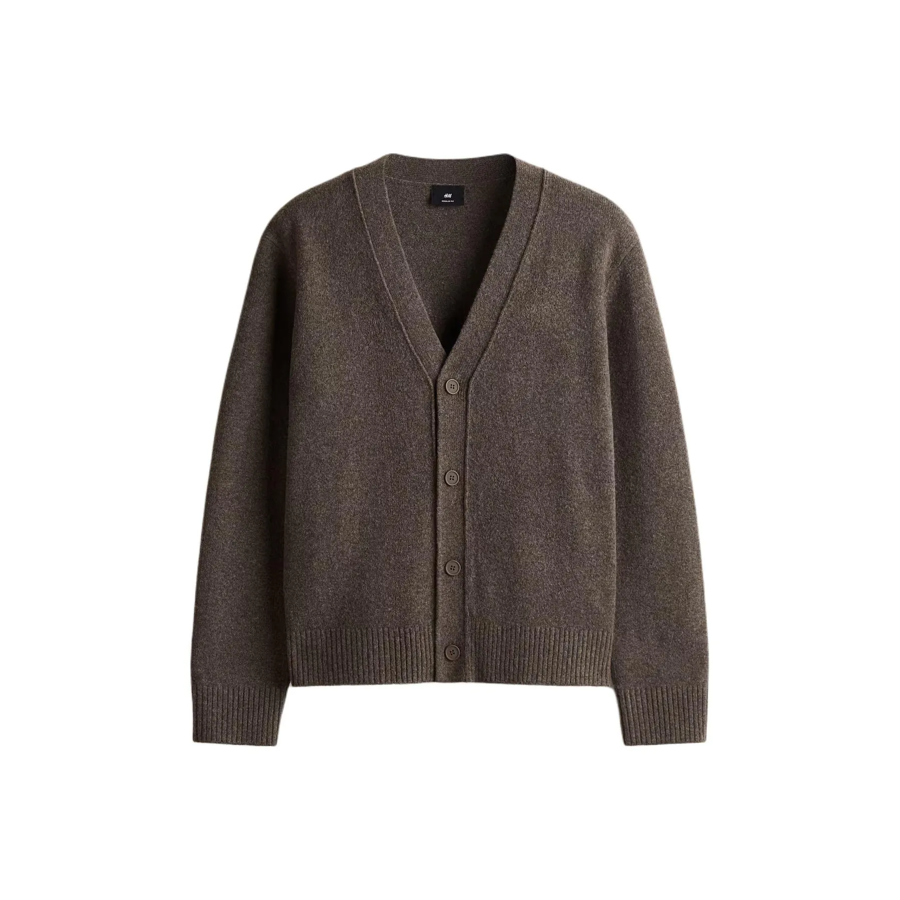 H M Коричневый Мужской Трикотаж