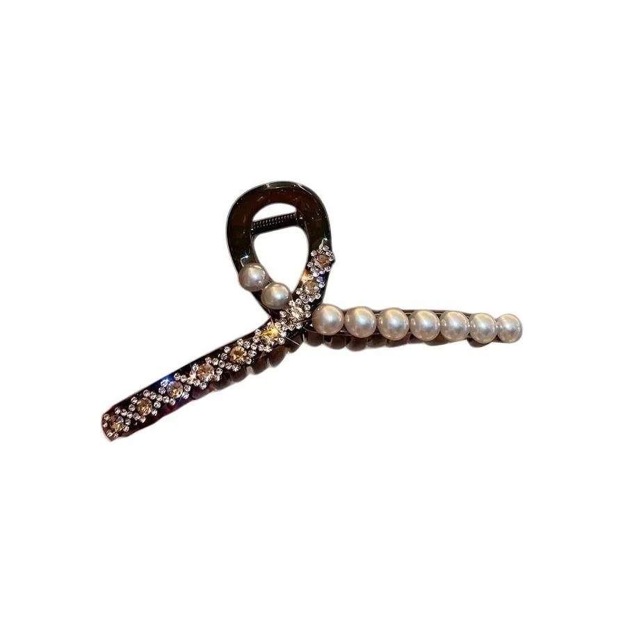 Danqin Смола Стразы Искусственная жемчужина Заколки для волос Женские