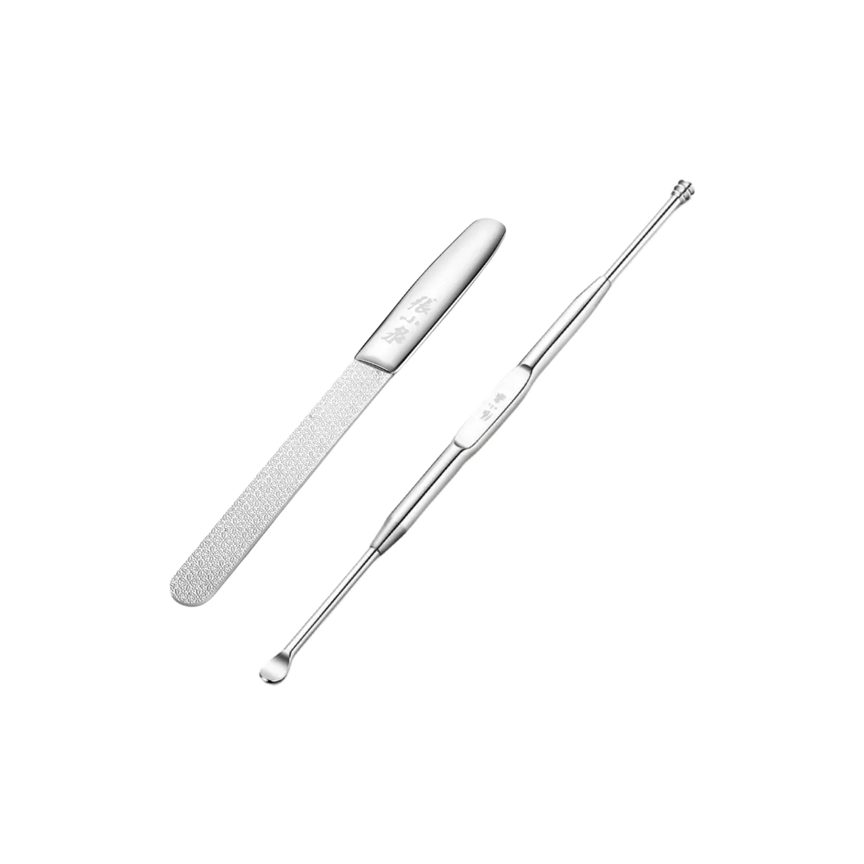 Zhang Xiao Quan SPIRAL Двойная головка Нос Серьги-гвоздики из Нержавеющей стали Ремонтный инструмент для ногтей Nail File