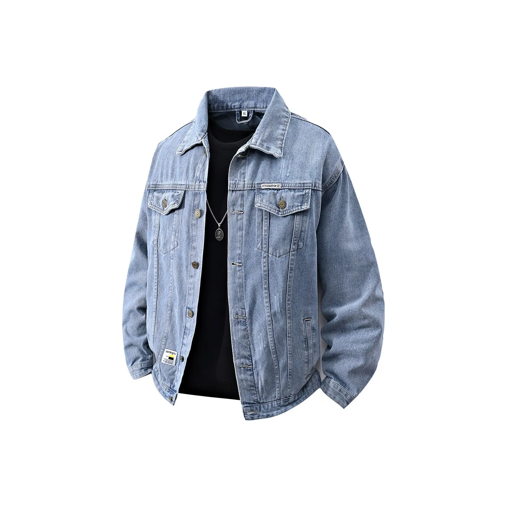 HIPHOPPUNKS Мужские Джинсовые Куртки